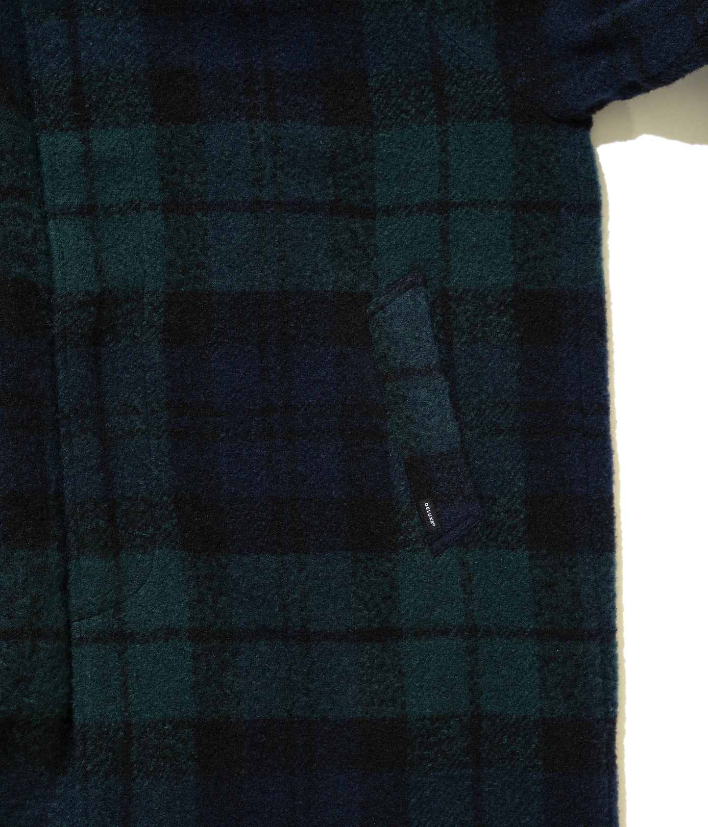 DELUXE x PENDLETON COAT BLACK x GREEN