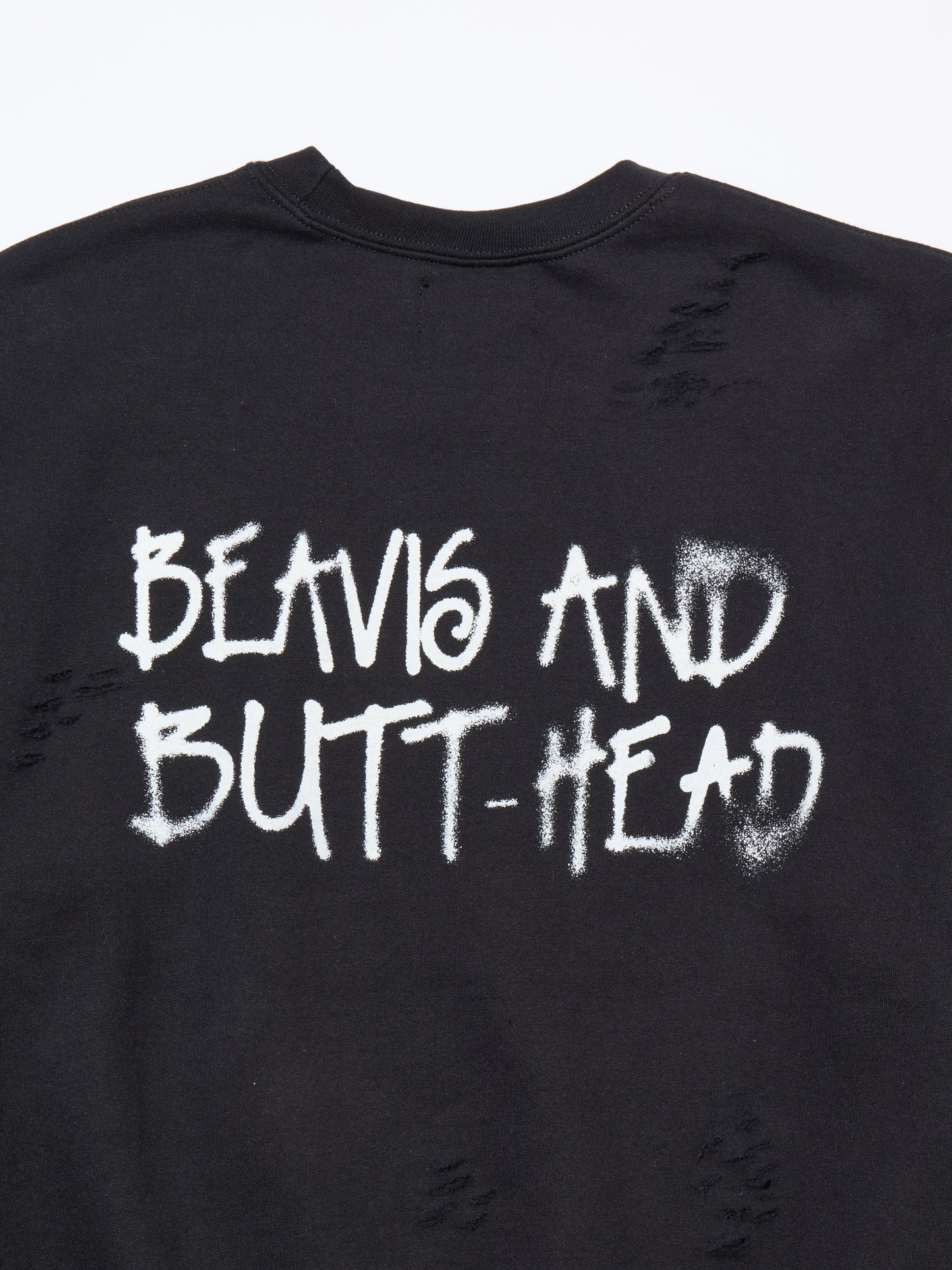 DELUXE x BEAVIS AND BUTT HEAD CREW BLACK