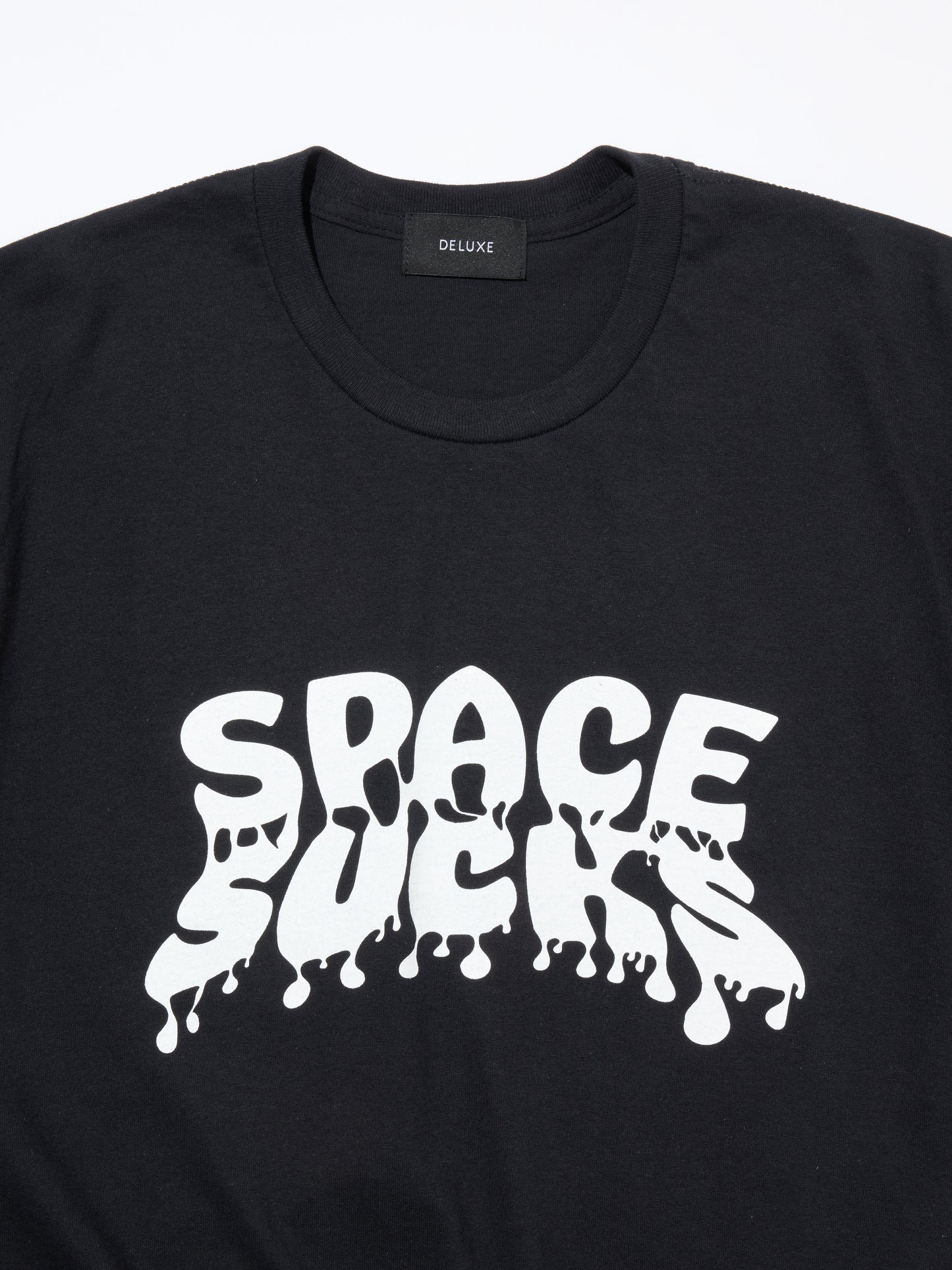 DELUXE x BEAVIS AND BUTT HEAD SPACE SUCK TEE BLACK