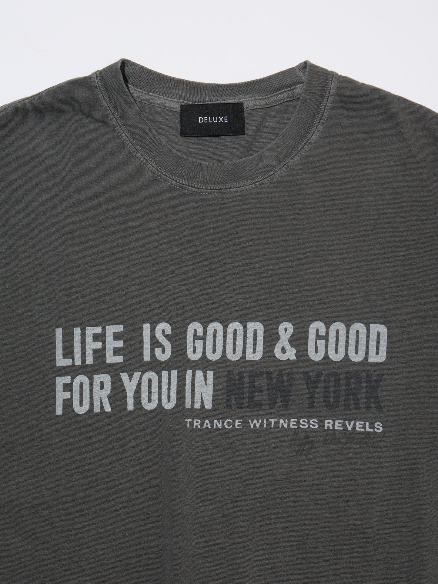 Happy New York TEE　BLACK
