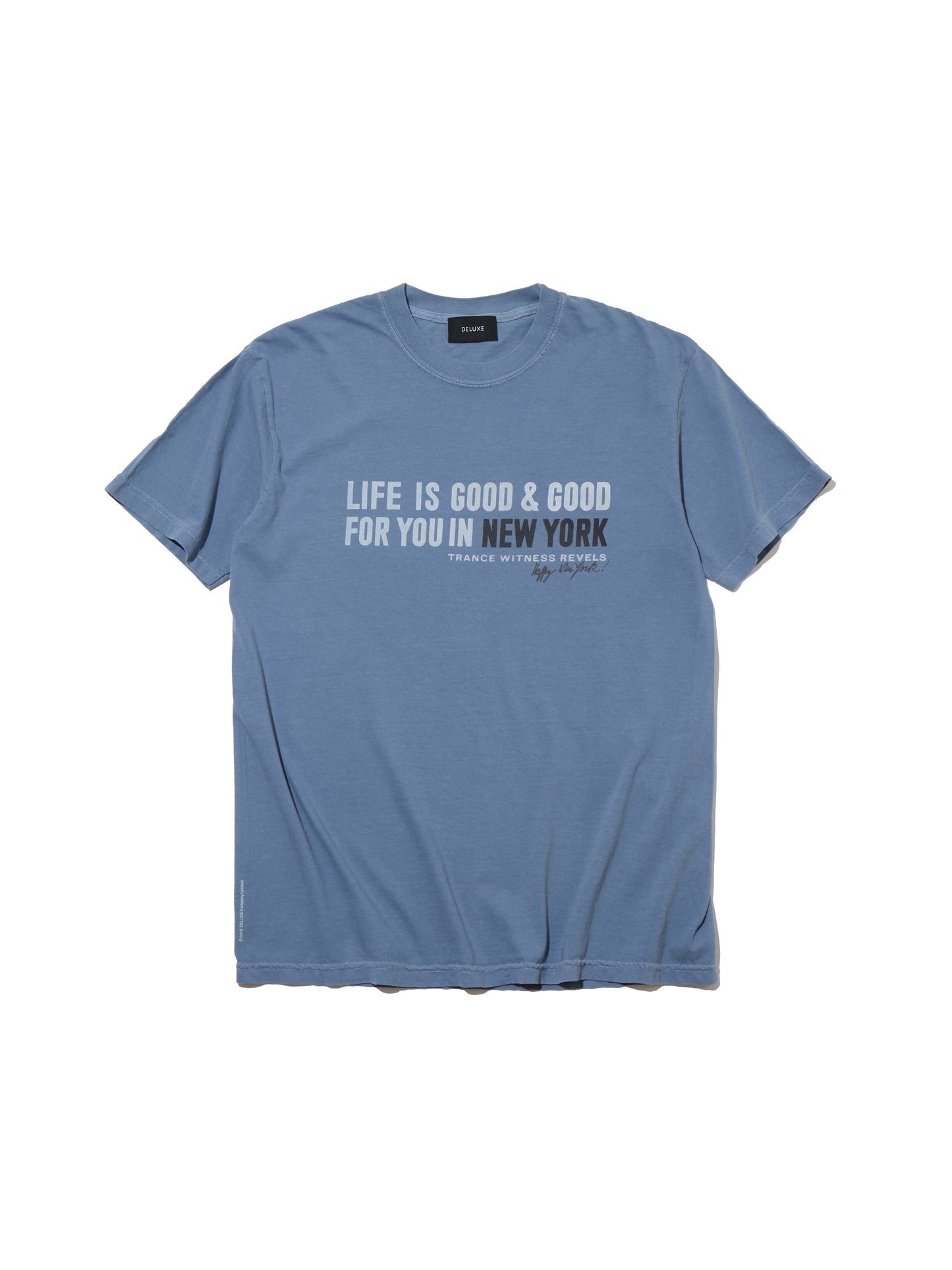 Happy New York TEE　BLUE