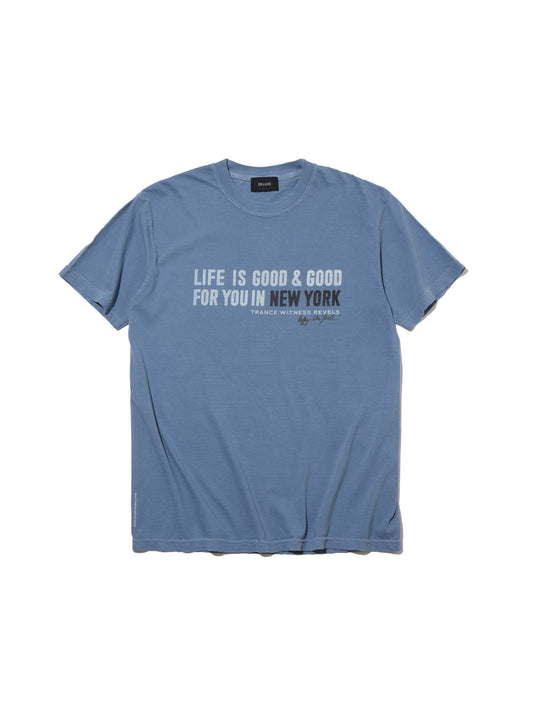 Happy New York TEE　BLUE