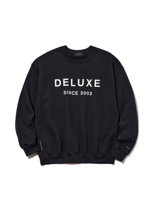 DELUXE LOGO CREW BLACK