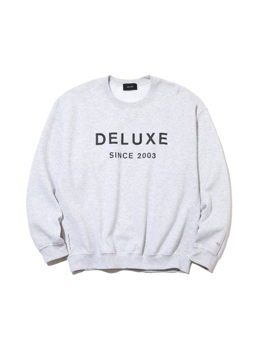 DELUXE LOGO CREW GRAY