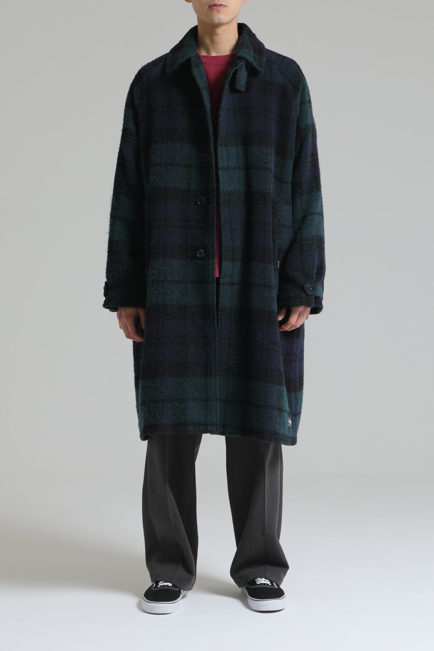 DELUXE x PENDLETON COAT BLACK x GREEN