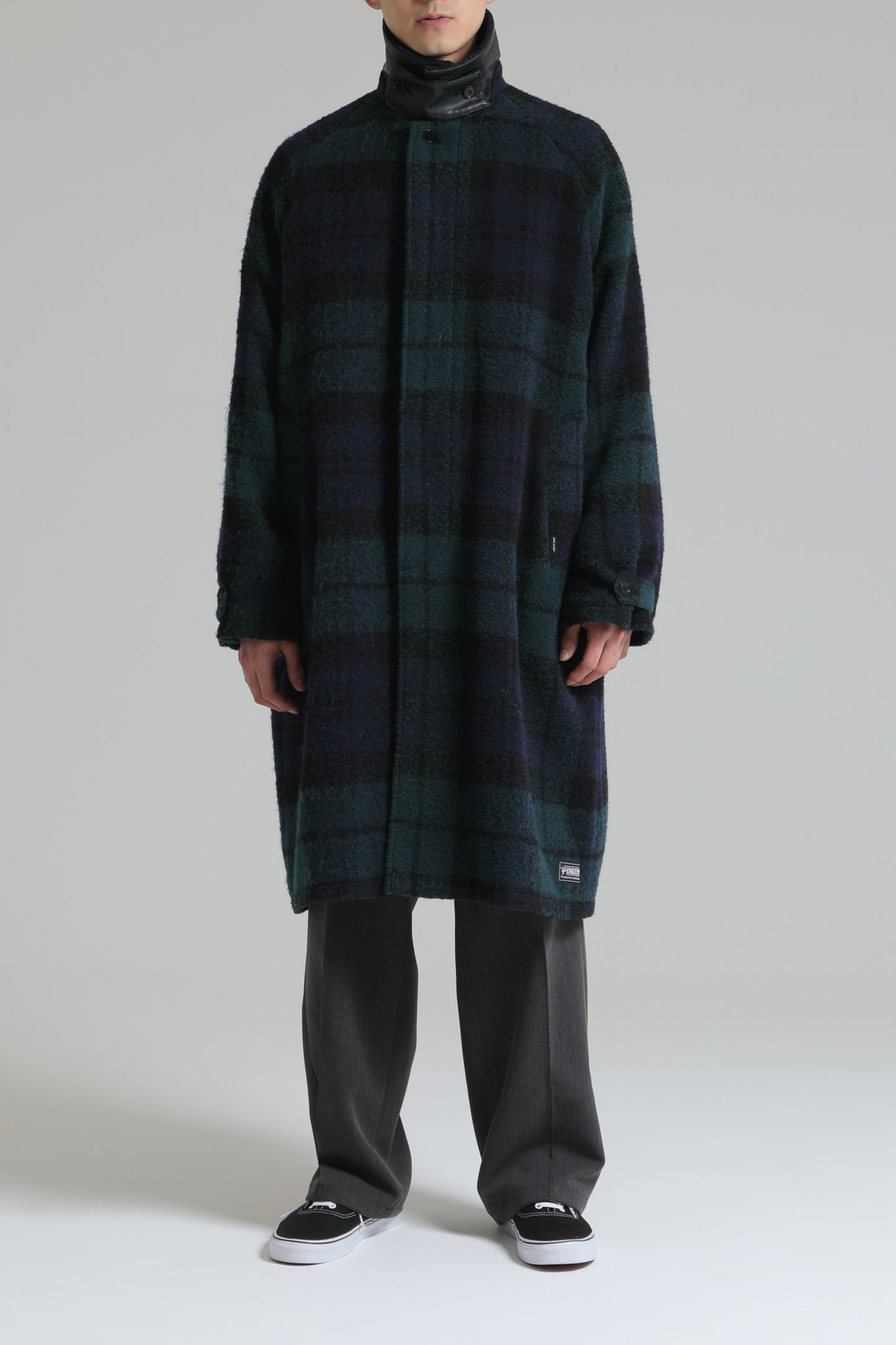 DELUXE x PENDLETON COAT BLACK x GREEN