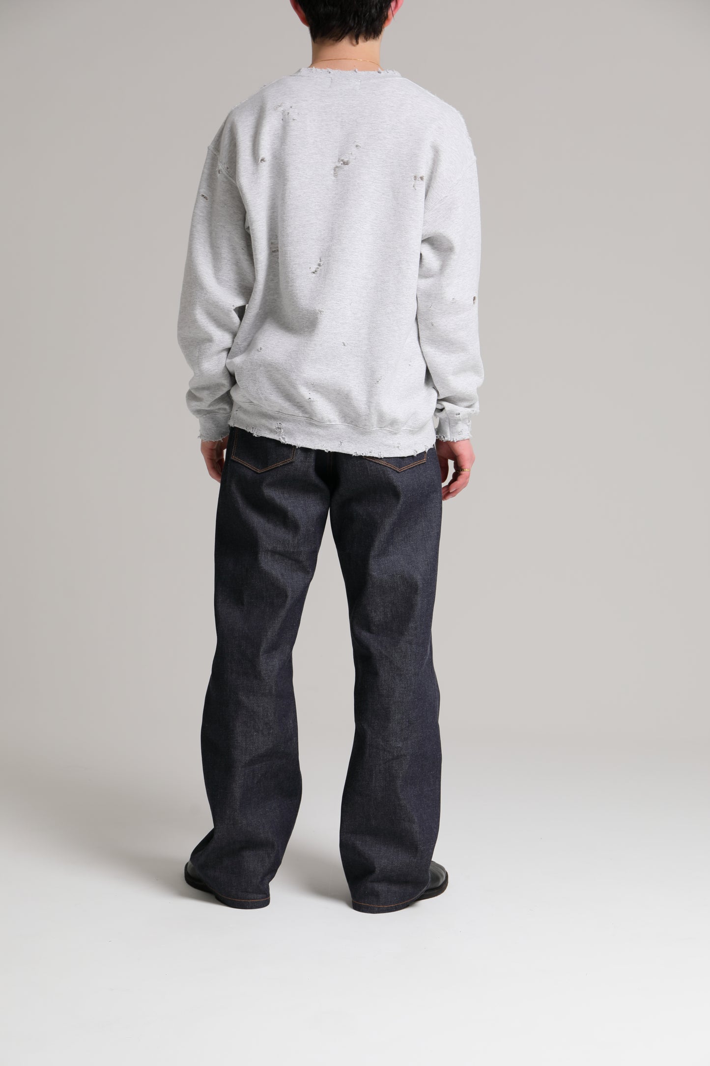 DELUXE LOGO SAVAGE CREW GRAY
