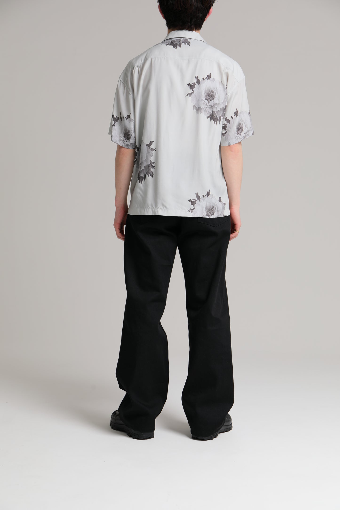 DELUXE x Kosuke Kawamura Flower shirts WHITE