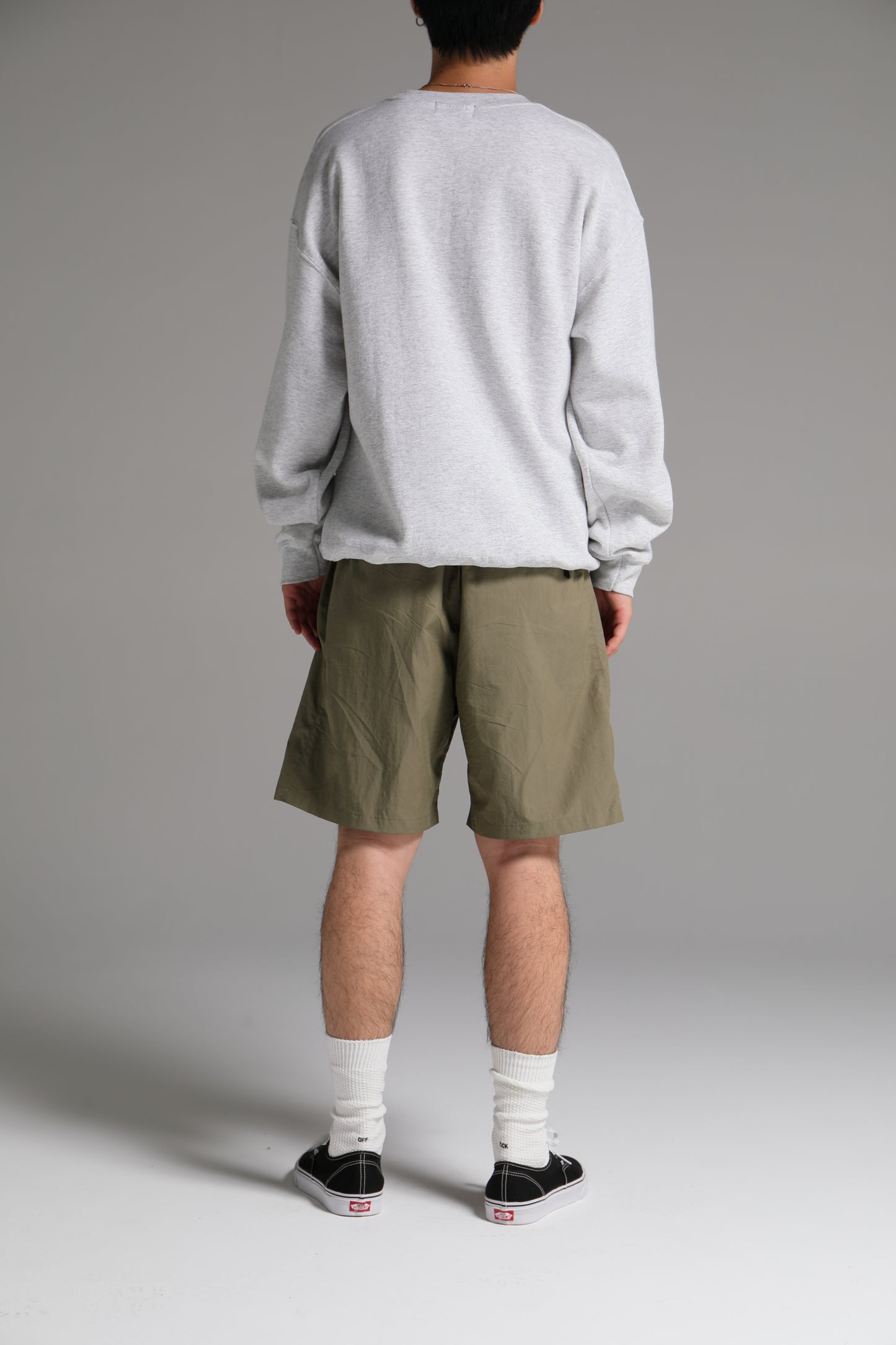 DELUXE LOGO CREW GRAY