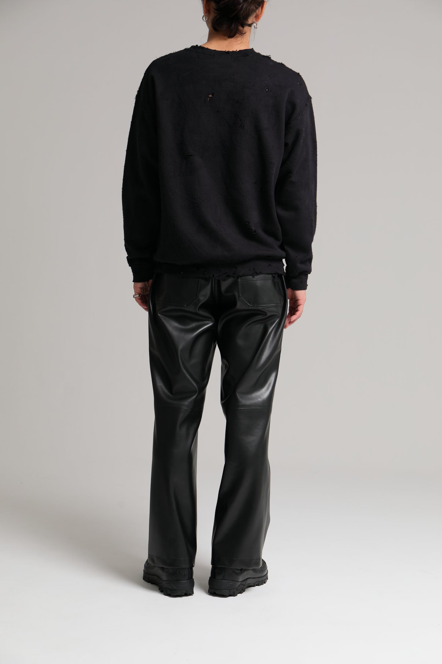 DELUXE LOGO SAVAGE CREW BLACK