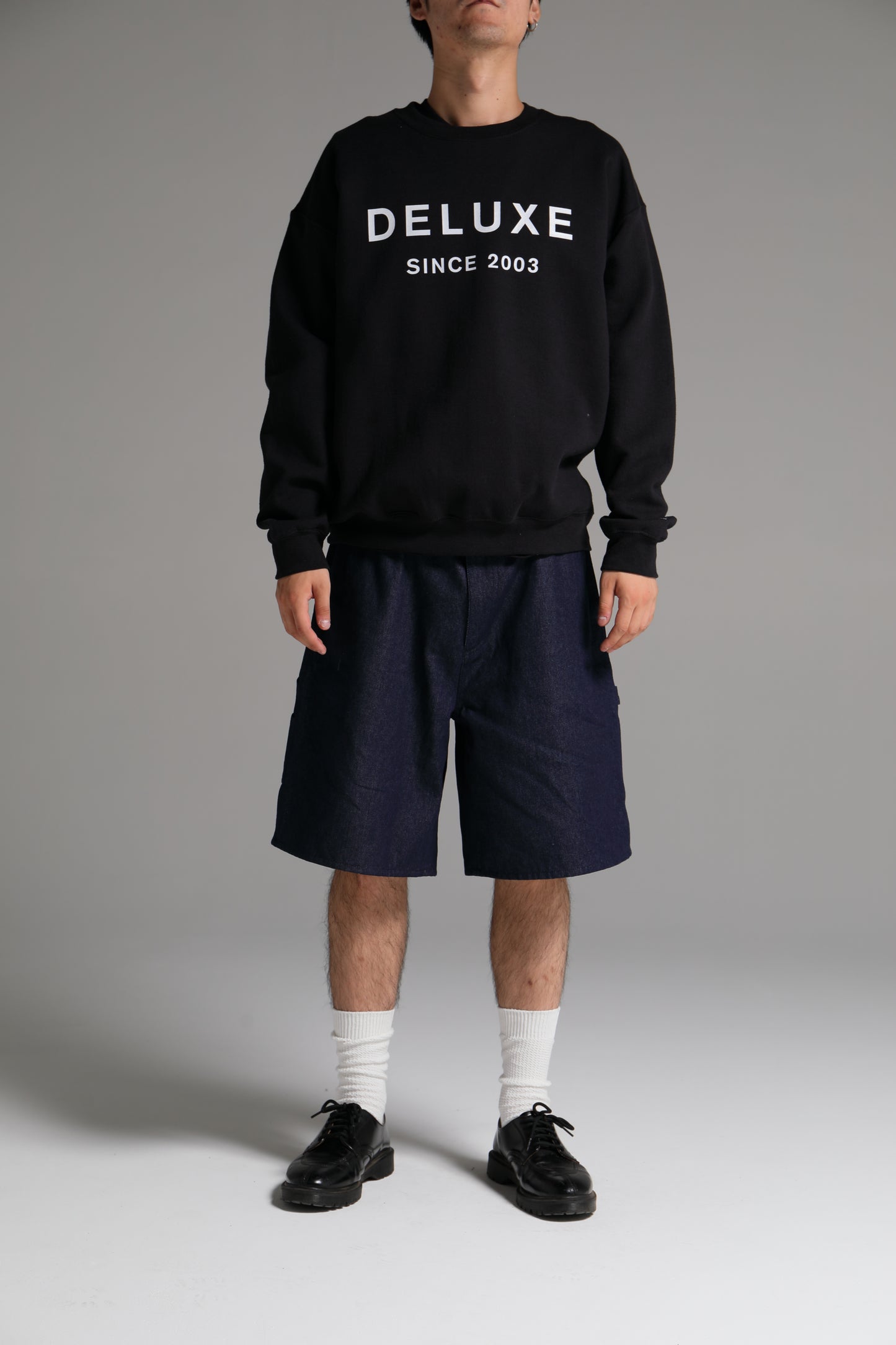 DELUXE LOGO CREW BLACK