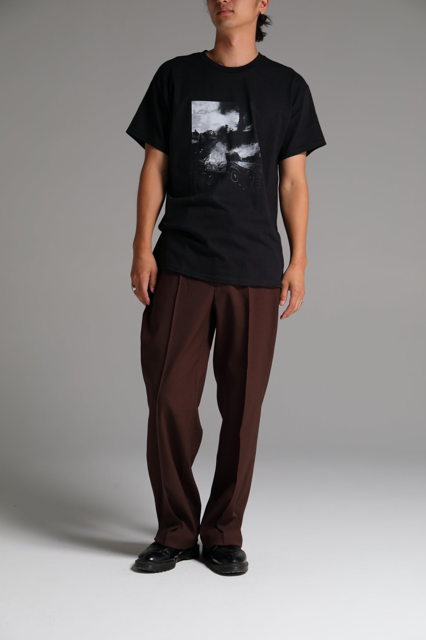 DELUXE x Allan Potter TEE BLACK