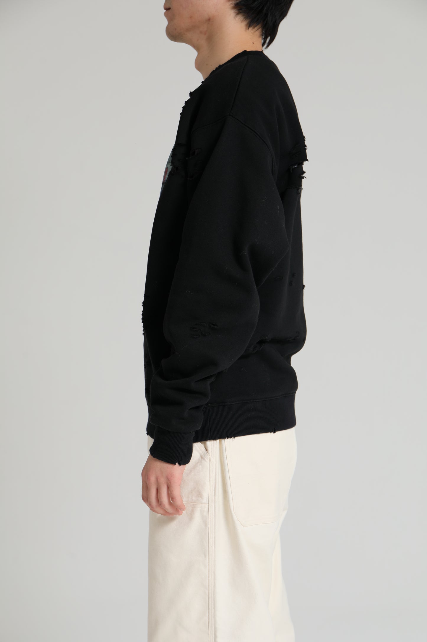 DELUXE x THE Warriors Photo CREW BLACK