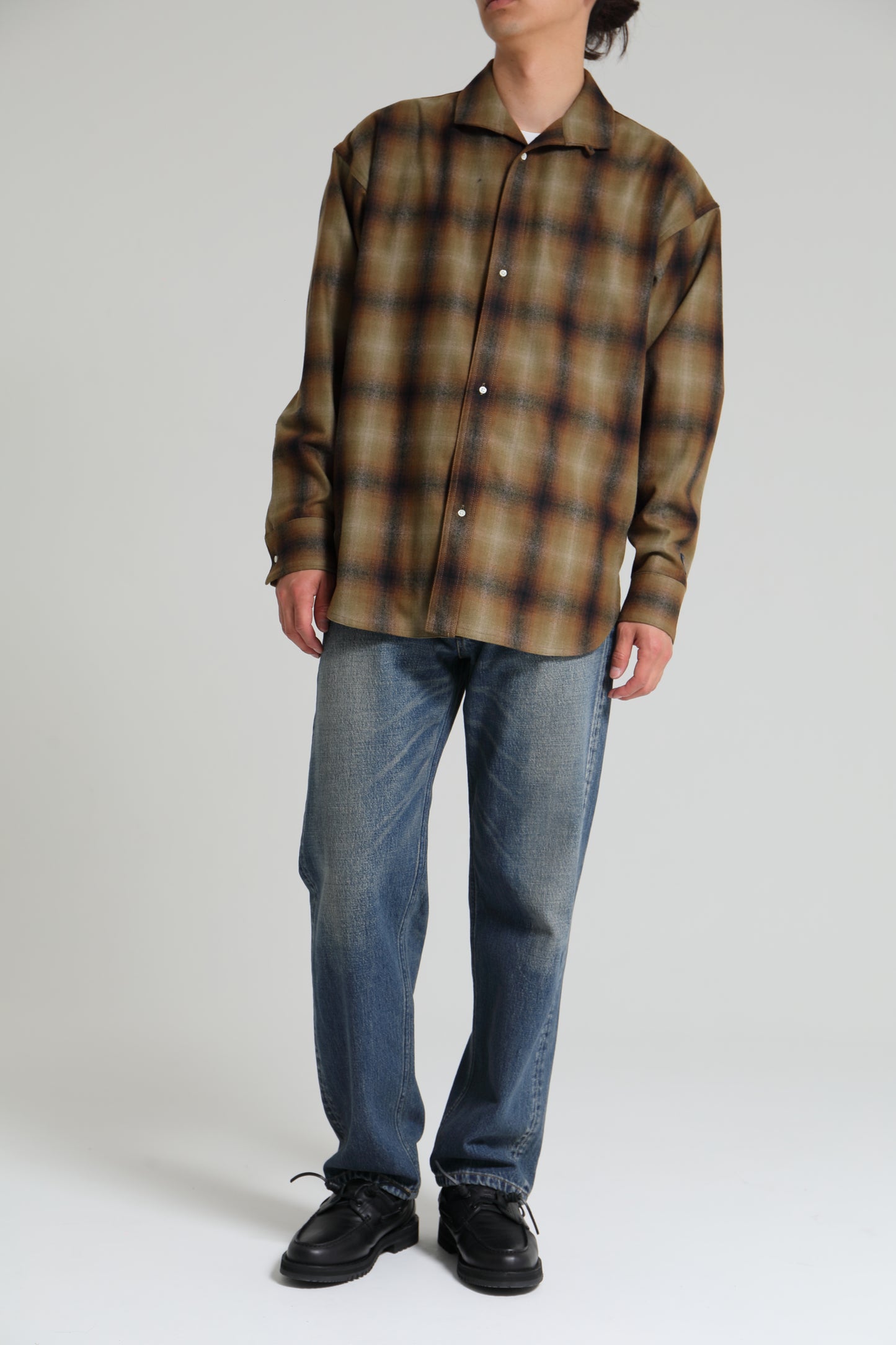 DELUXE x BASICKS x PENDLETON SHIRTS BROWN