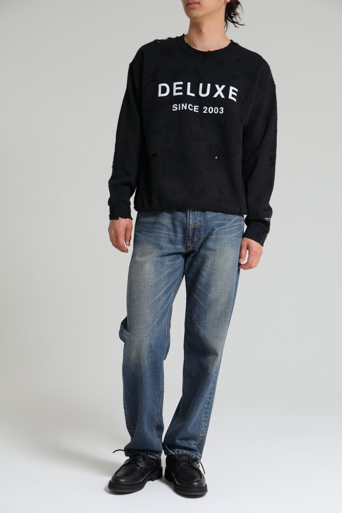 DELUXE LOGO SAVAGE CREW BLACK