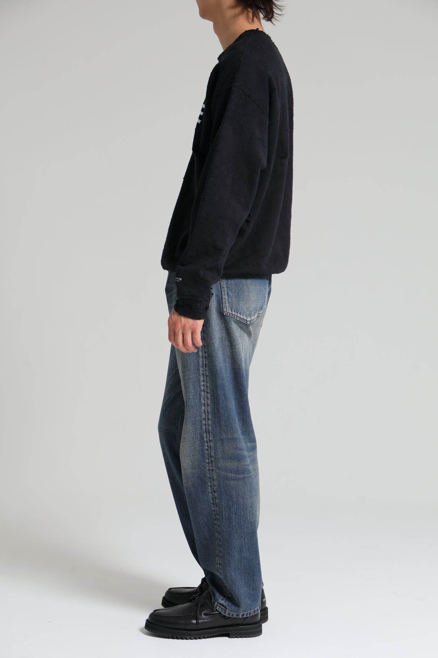 DELUXE LOGO SAVAGE CREW BLACK