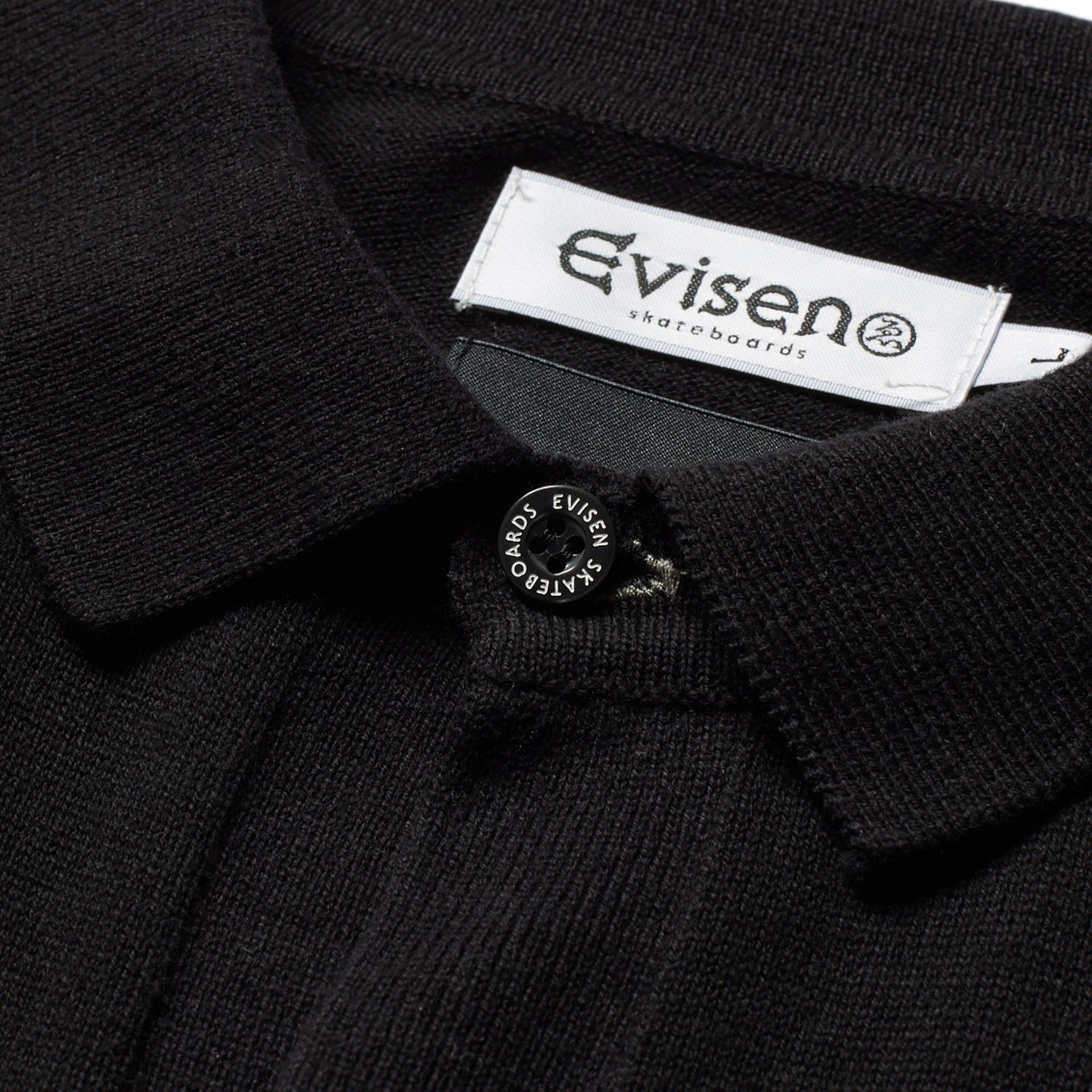 Evisen x DELUXE Evisen x DELUXE ZENAKU DELUXE KNIT SHIRTS BLACK