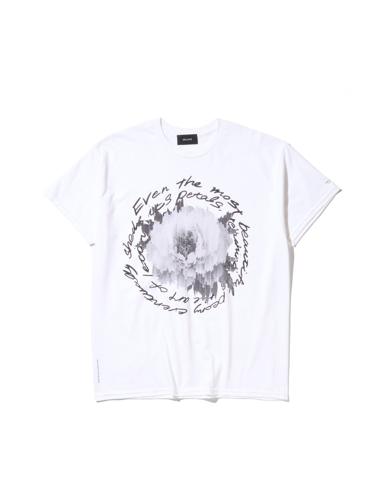 DELUXE x Kosuke Kawamura Flower TEE WHITE