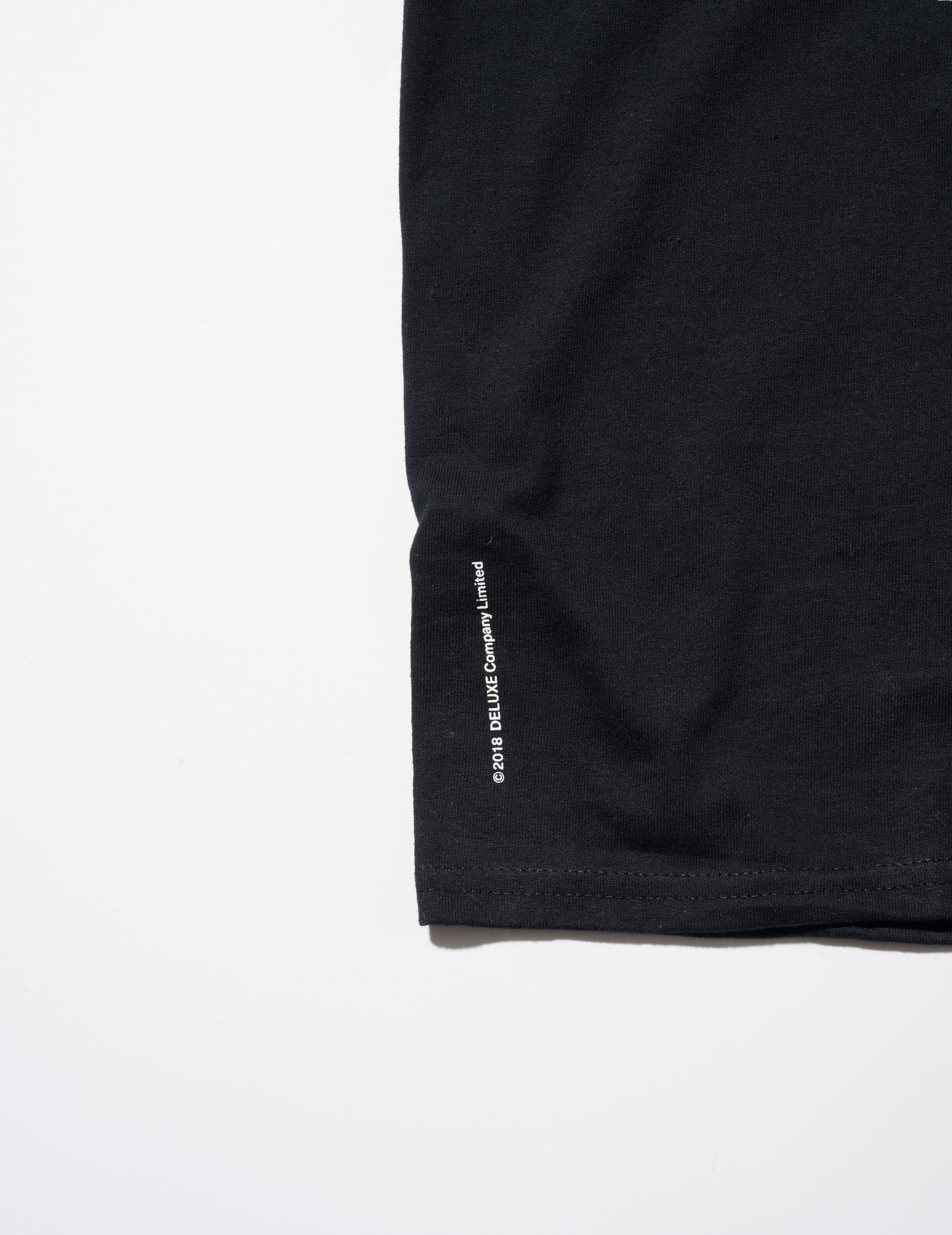 DELUXE x Kosuke Kawamura Flower TEE BLACK