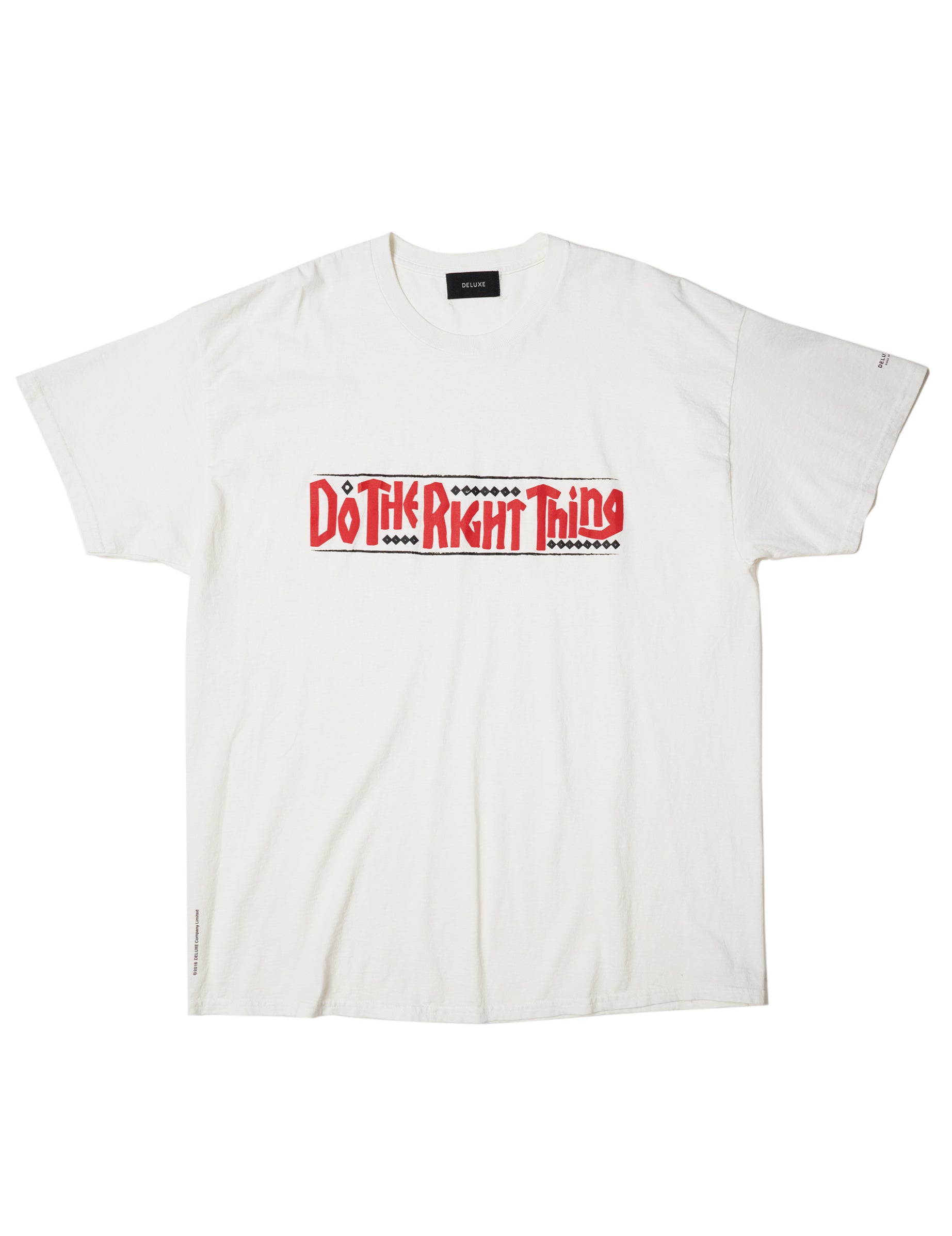 Do the right thing x DELUXE TEE WHITE