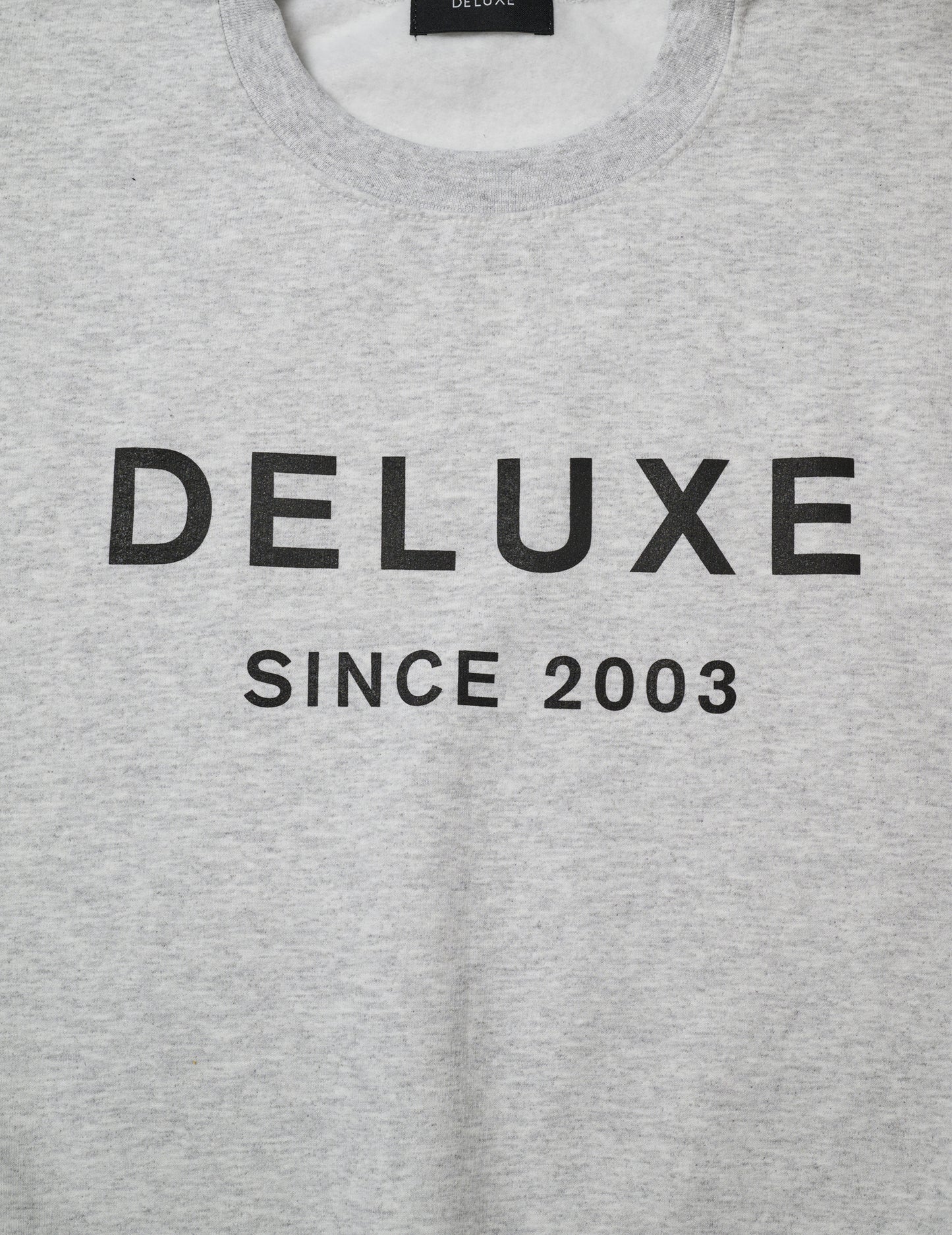 DELUXE LOGO CREW BLACK