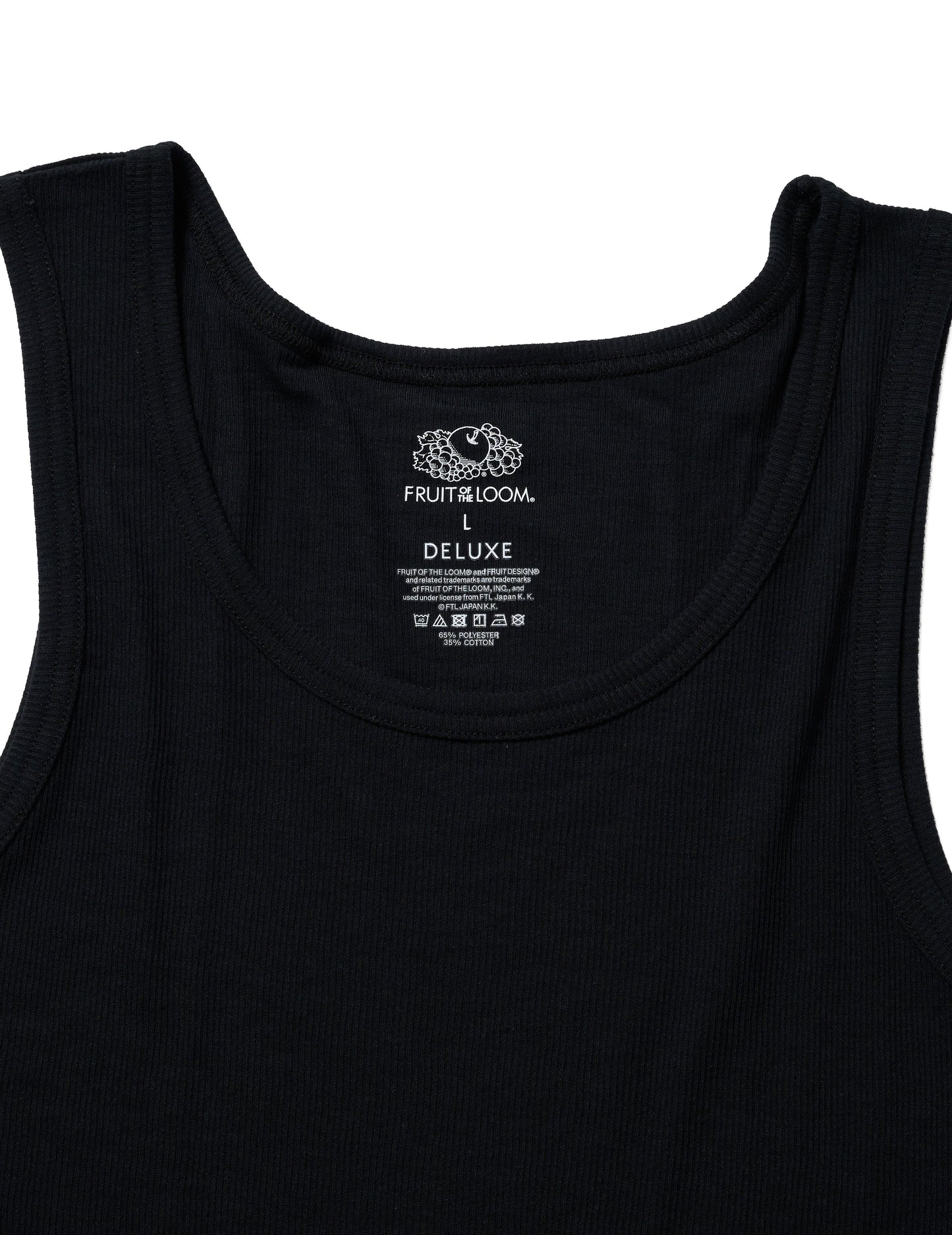 DELUXE x FRUIT OF THE ROOM PACK TANK BLACK