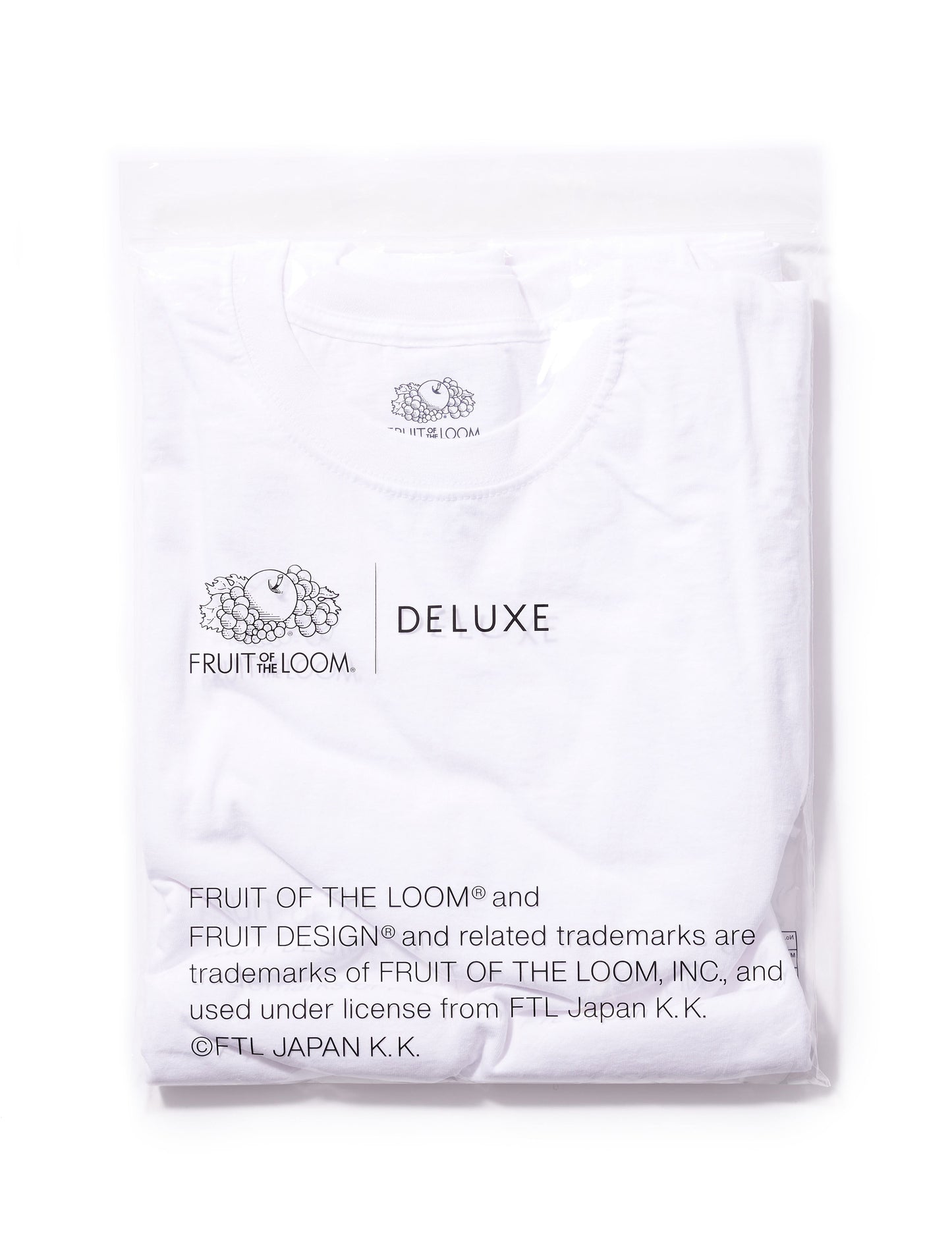 DELUXE x FRUIT OF THE LOOM PACK TEE WHITE