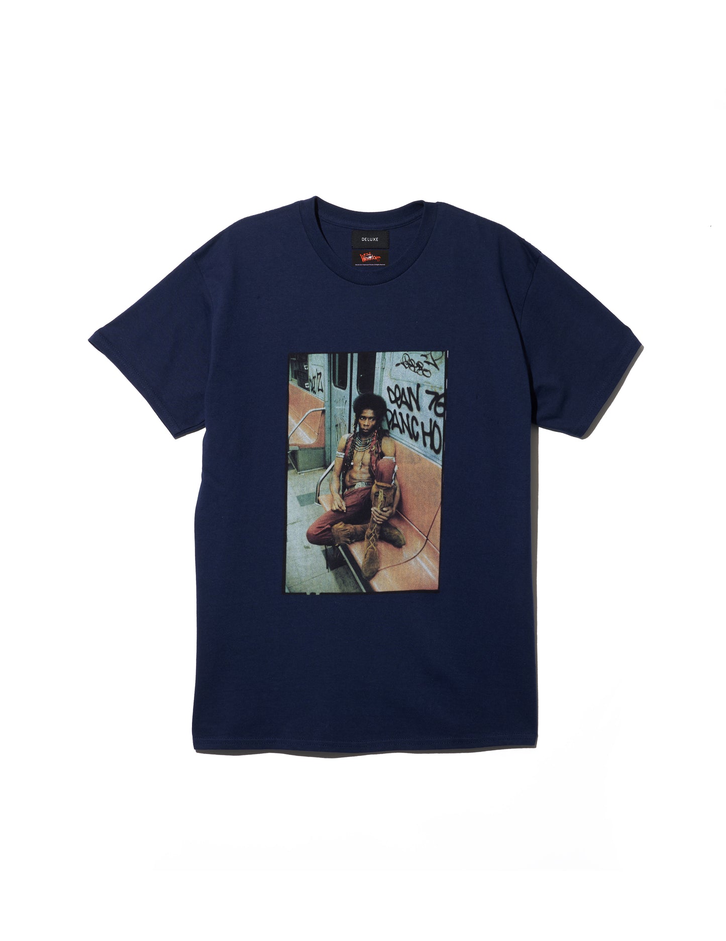 DELUXE x THE Warriors Photo TEE NAVY