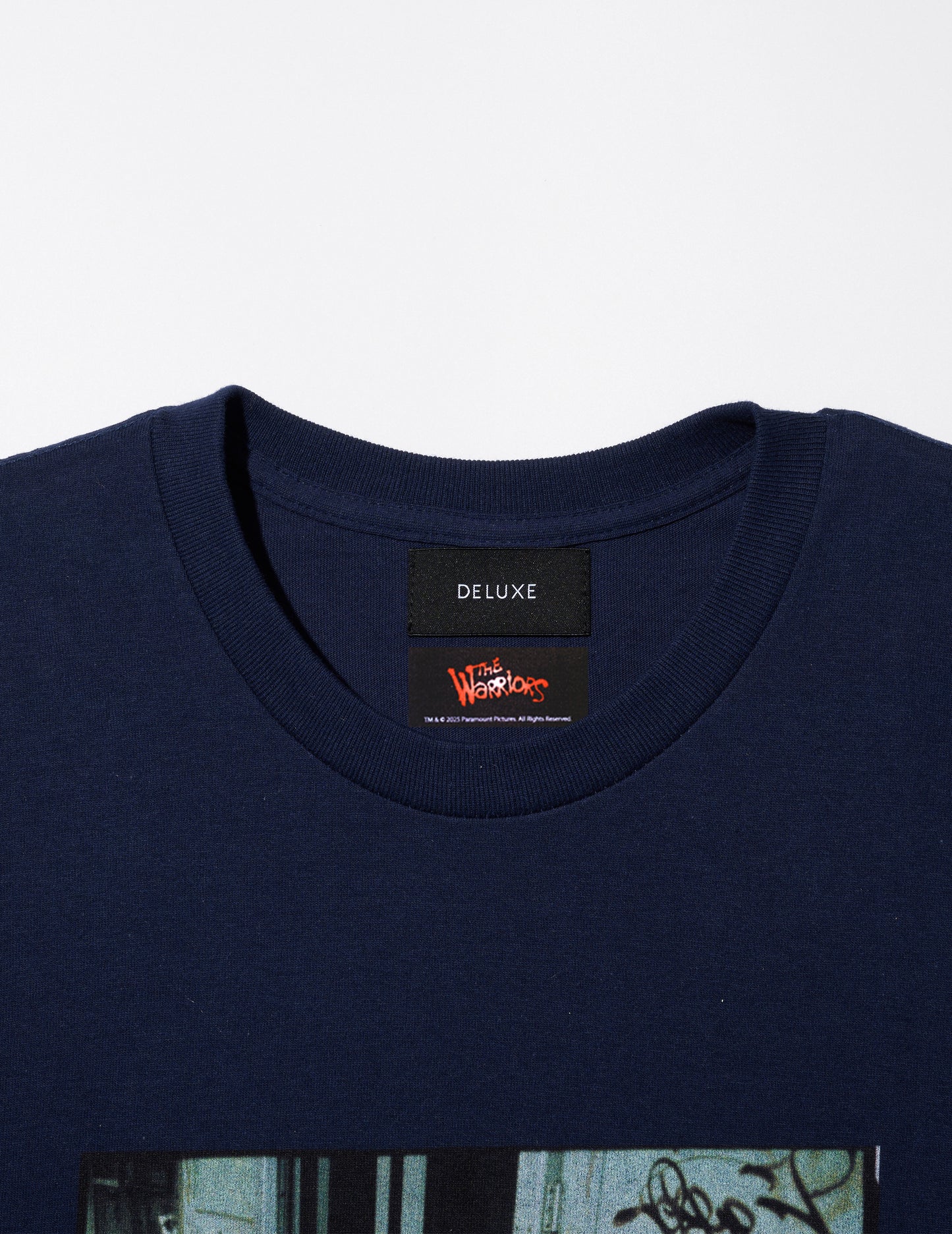 DELUXE x THE Warriors Photo TEE NAVY