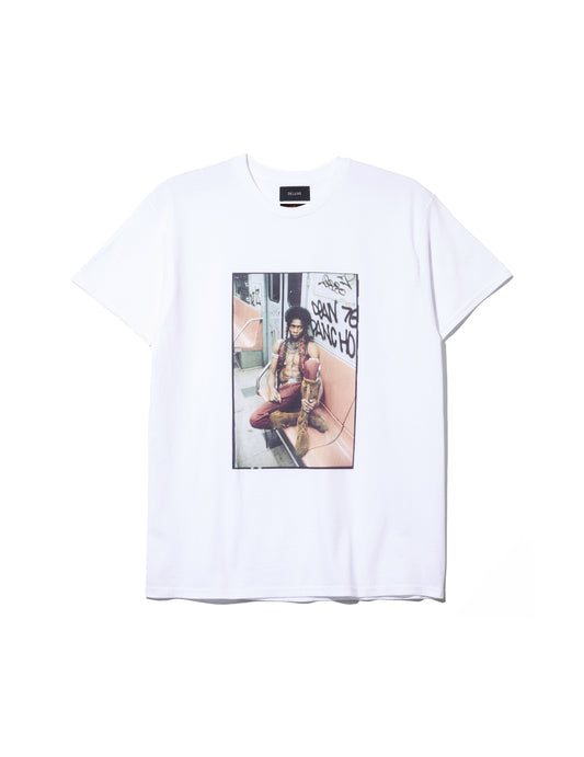 DELUXE x THE Warriors Photo TEE WHITE