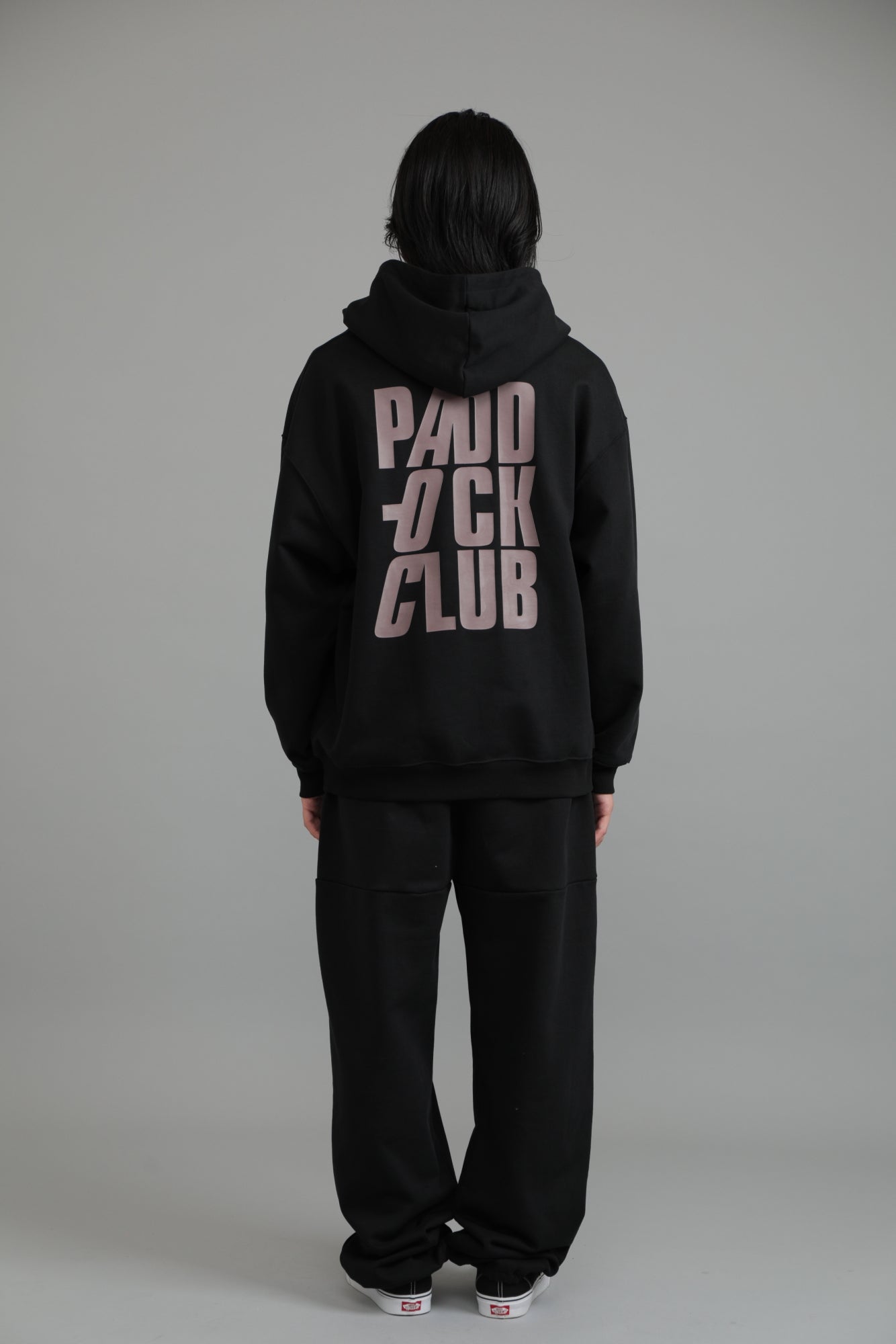 PC EMBLEM HOODY　BLACK