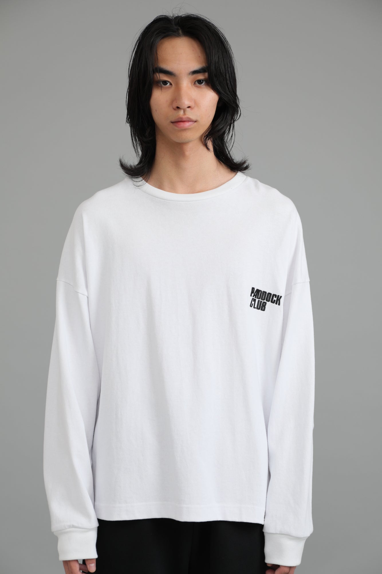 PC LONG SLV.TEE WHITE