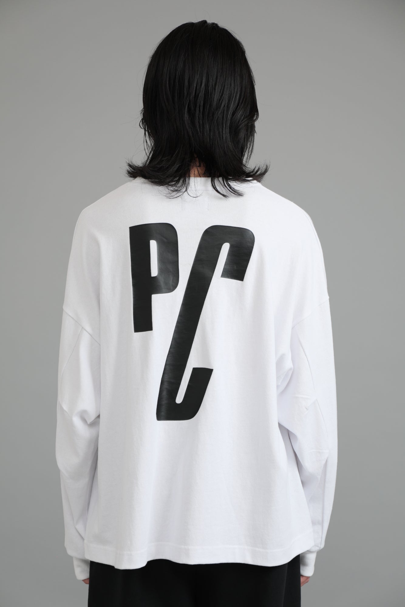 PC LONG SLV.TEE WHITE