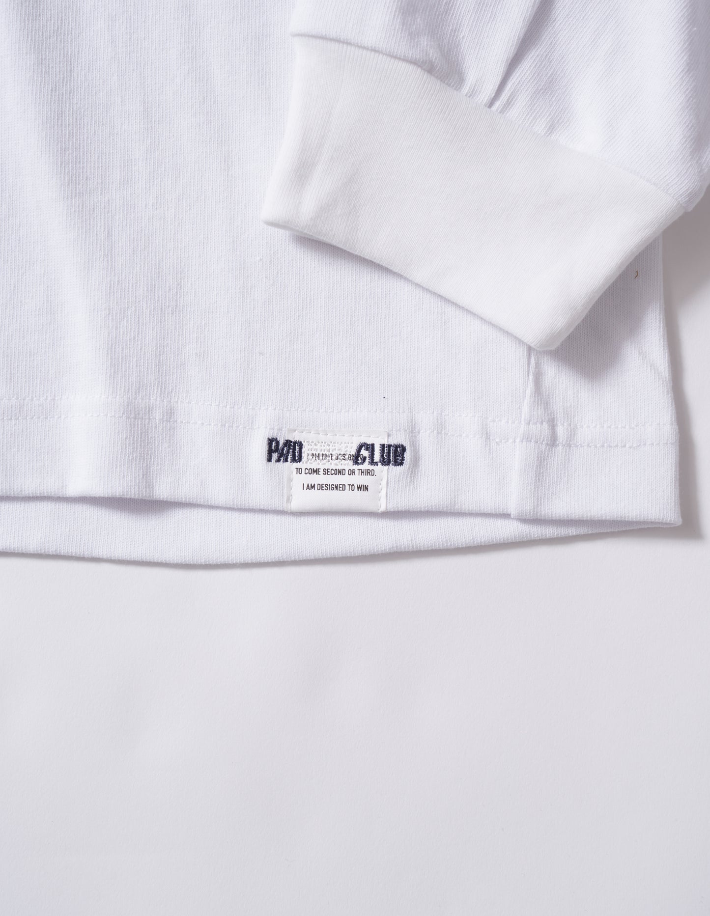 PC LONG SLV.TEE WHITE