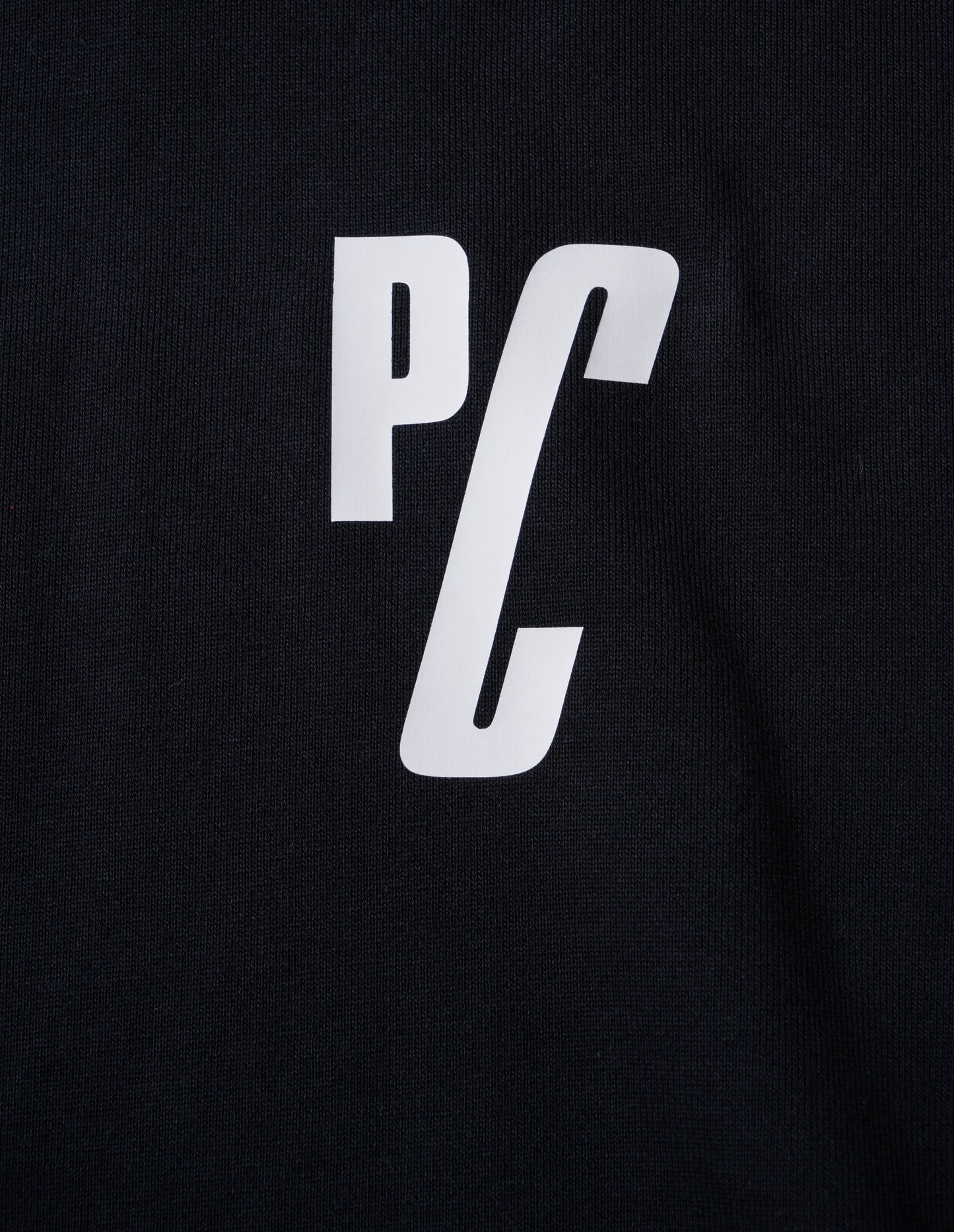 PC EMBLEM HOODY　BLACK