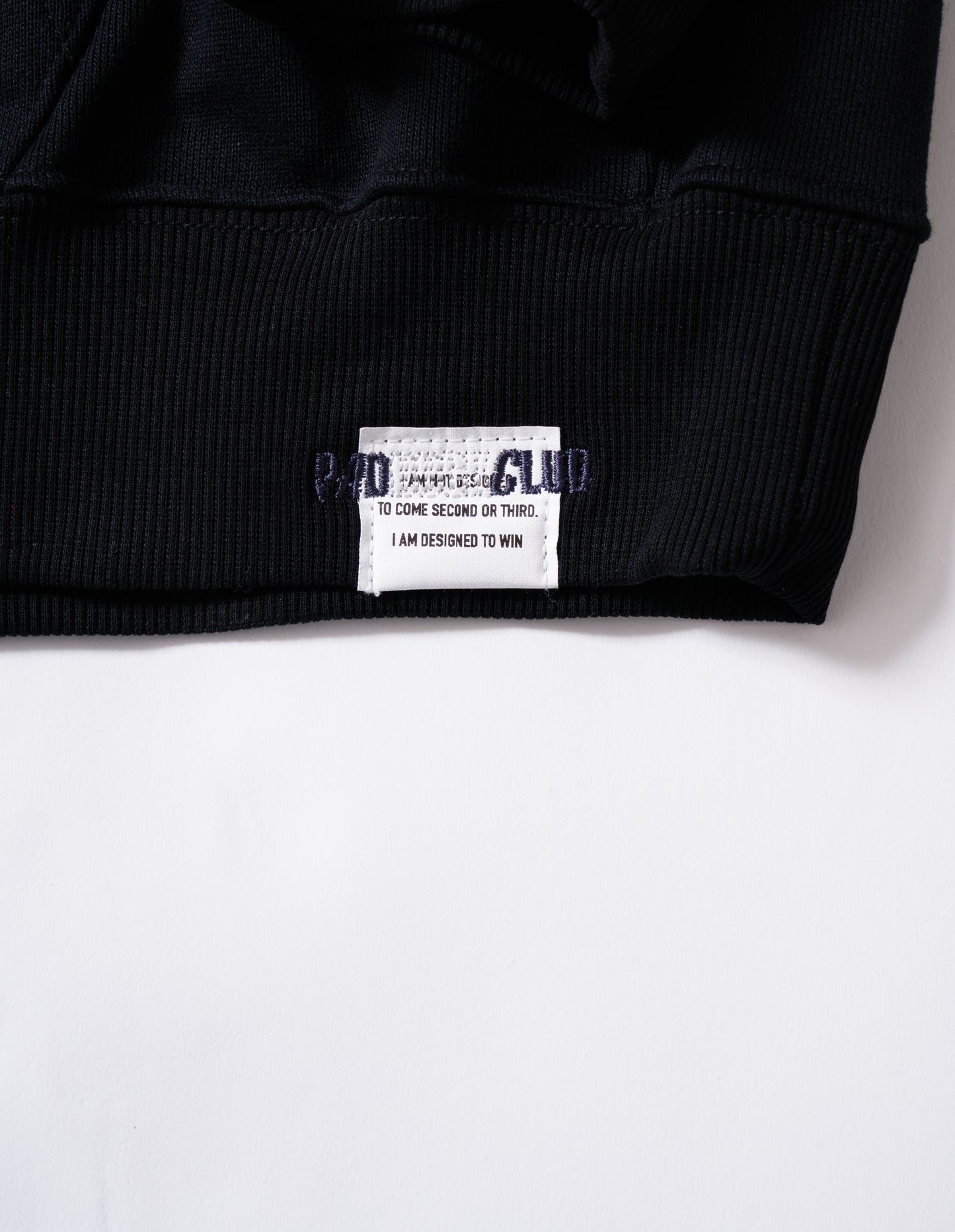 PC EMBLEM HOODY　BLACK