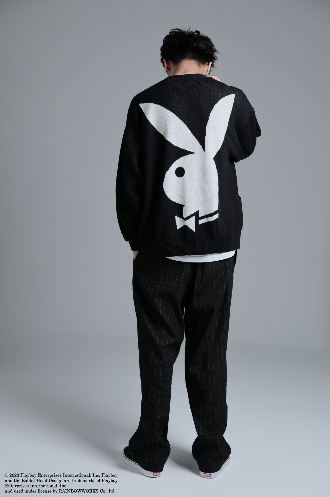 PLAYBOY x DELUXE CARDIGAN BLACK – DELUXE2003