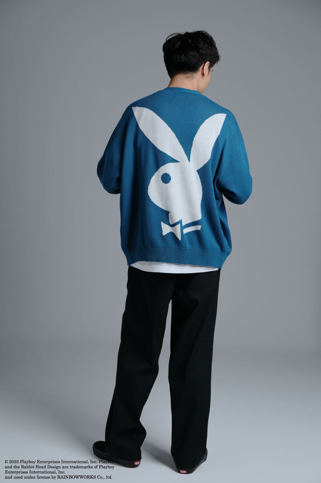 PLAYBOY x DELUXE CARDIGAN BLUE – DELUXE2003