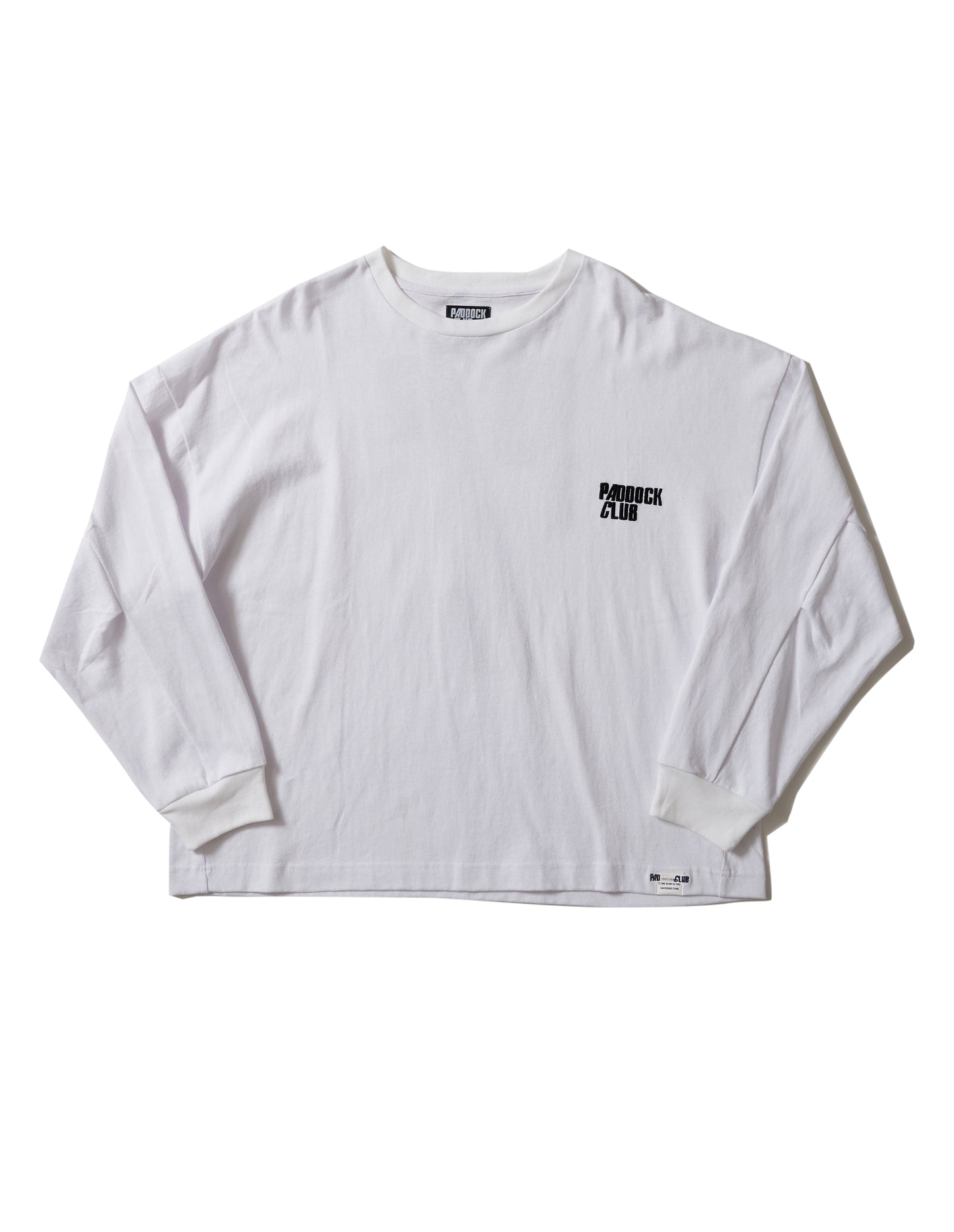 PC LONG SLV.TEE WHITE