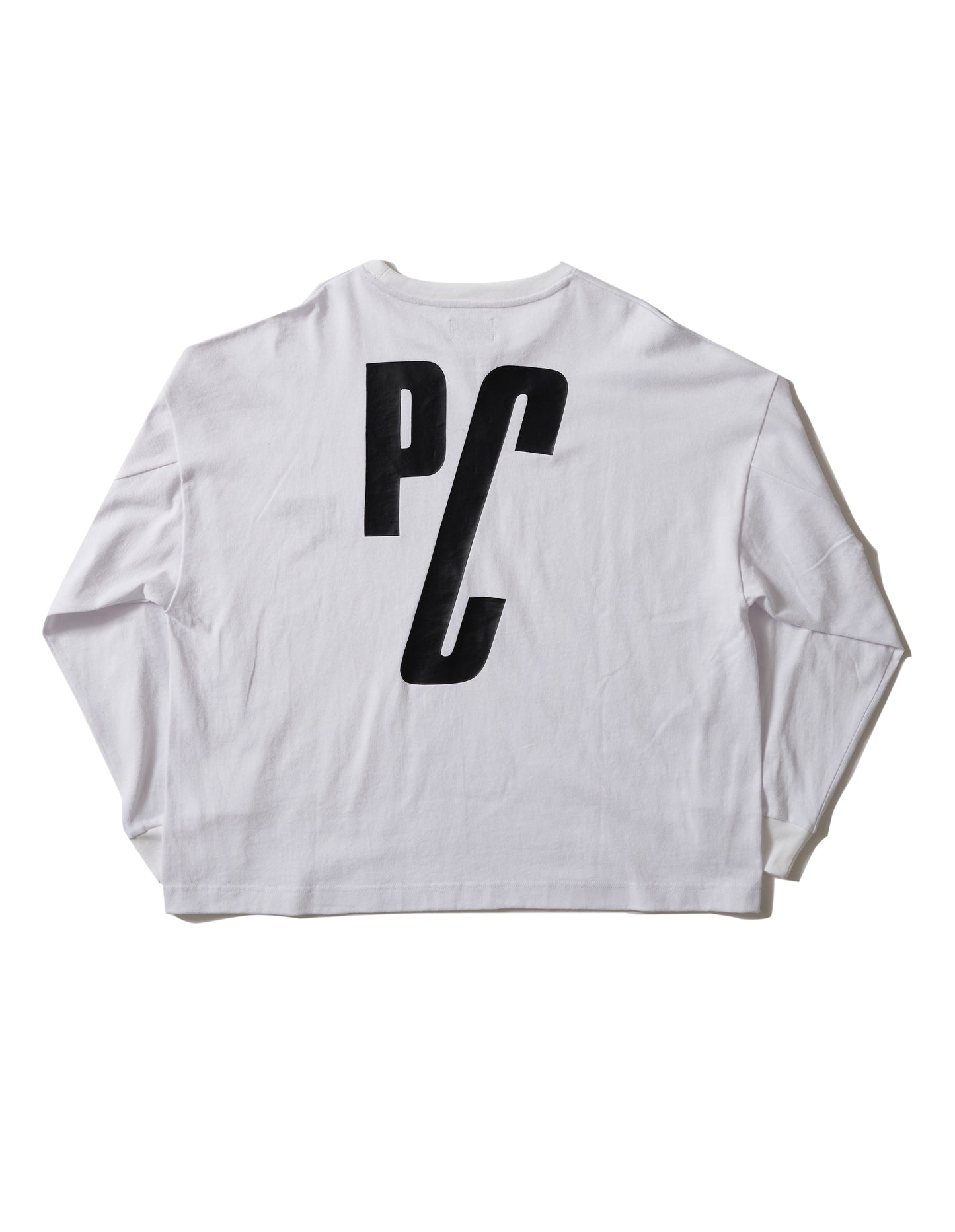 PC LONG SLV.TEE WHITE