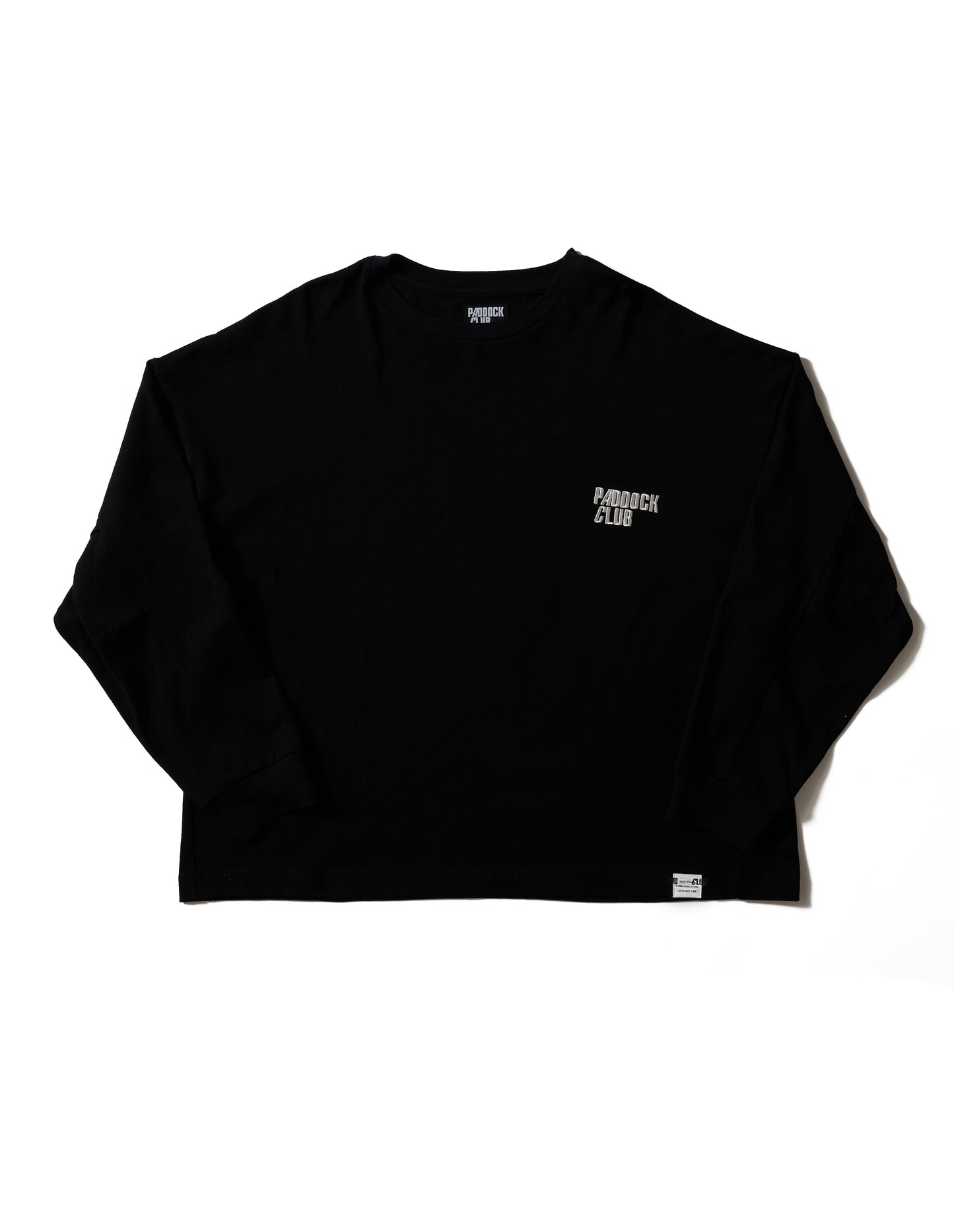 PC LONG SLV.TEE BLACK